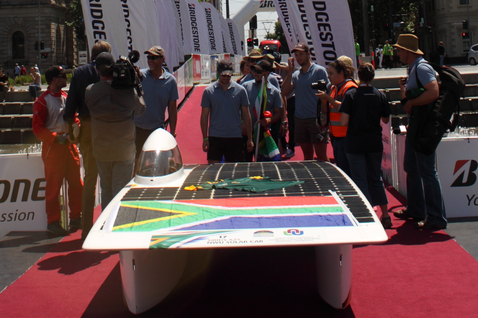 NWU Solar Car driver!